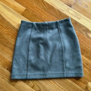 XS gray soft skirt